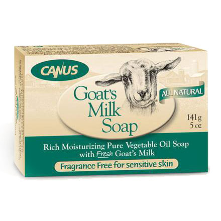 Goats Milk Bar Soap, Fragrance Free, 5 oz, Canus Vermont