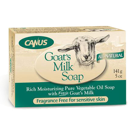 Goat's Milk Bar Soap, Fragrance Free, 5 oz, Canus Vermont