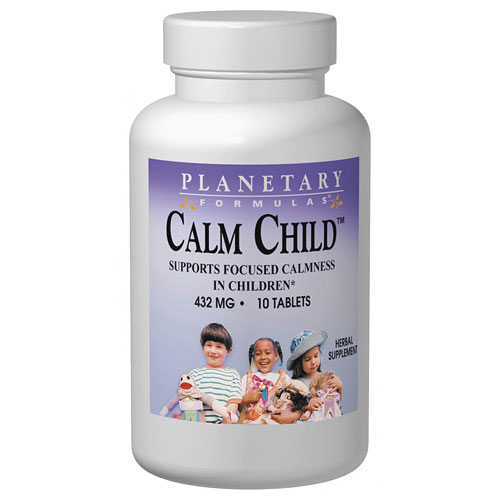 Planetary Herbals Calm Child Tabs, 10 Tablets