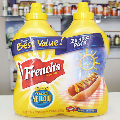 Frenchs Classic Yellow Mustard, 2 Bottles x 30 oz