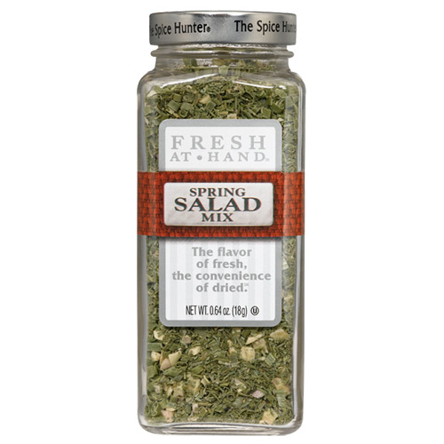 Spice Hunter Fresh At Hand, Spring Salad Mix, Freeze-Dried, 0.64 oz x 6 Bottles, Spice Hunter