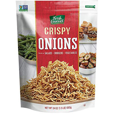 Fresh Gourmet Crispy Onions, 24 oz (680 g)