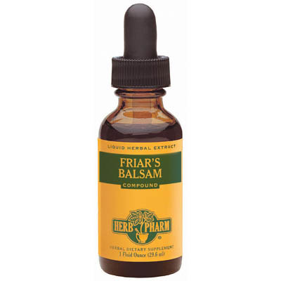 Herb Pharm Friar's Balsam Compound Liquid, 4 oz, Herb Pharm