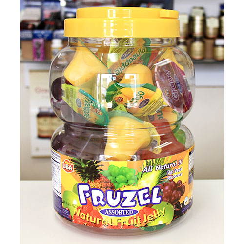 Fruzel Natural Fruit Jelly Snack, Assorted, 51.15 oz (1450 g)