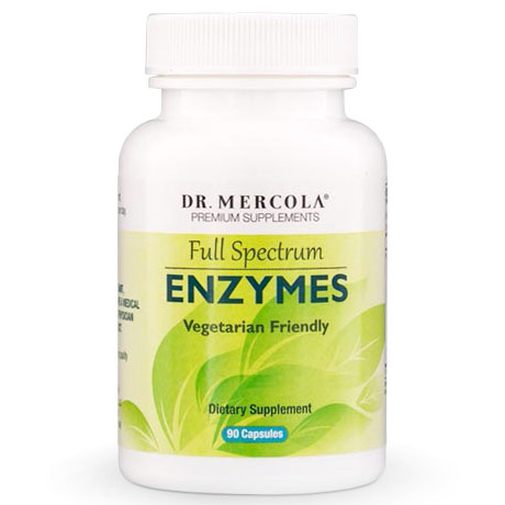 Full Spectrum Enzymes, 90 Capsules, Dr. Mercola