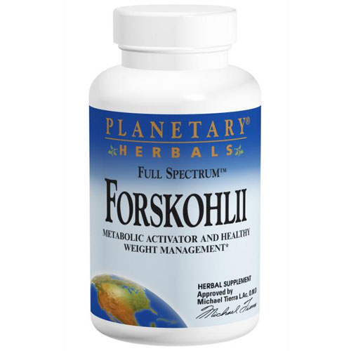 Full Spectrum Forskohlii 130 mg, Forskolin, 120 Capsules, Planetary Herbals