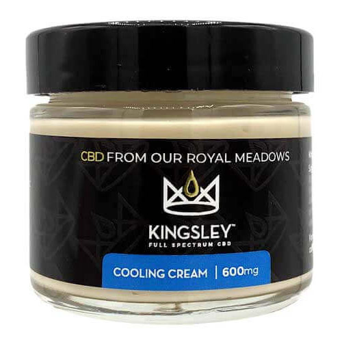 Full Spectrum Hemp Infused Cooling Cream, Scented, 2 oz, Kingsley CBD