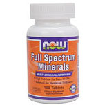 NOW Foods Full Spectrum Minerals, 100 Tablets, NOW Foods
