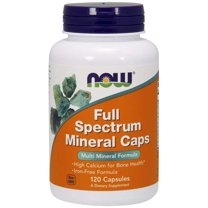 Full Spectrum Minerals, 120 Capsules, NOW Foods