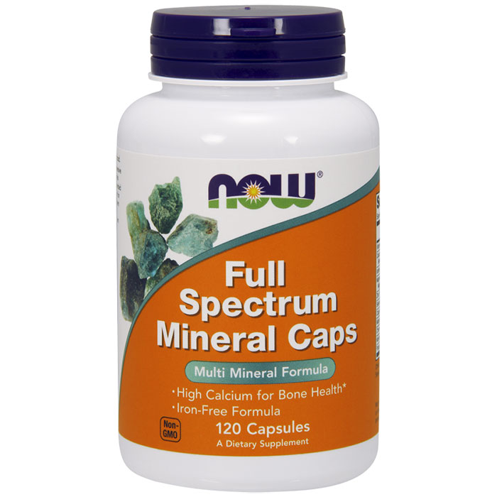 NOW Foods Full Spectrum Minerals, 120 Capsules, NOW Foods