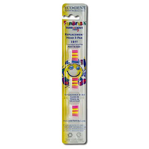 FunBrush Child 23 Refill Soft, 3 Refills, Eco-Dent (Ecodent)