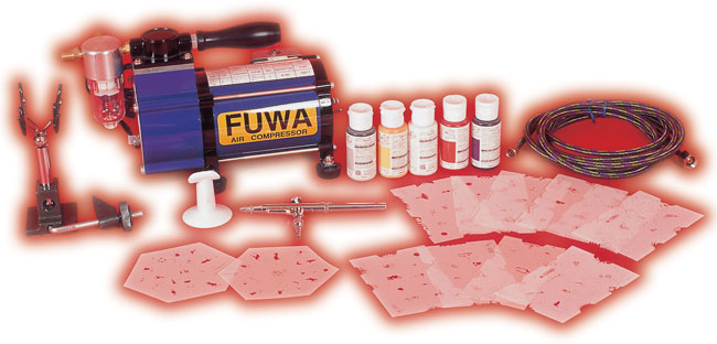 Mini Airbrush Kit FUWA Mini Airbrush Kit is enough to use for finger nail 