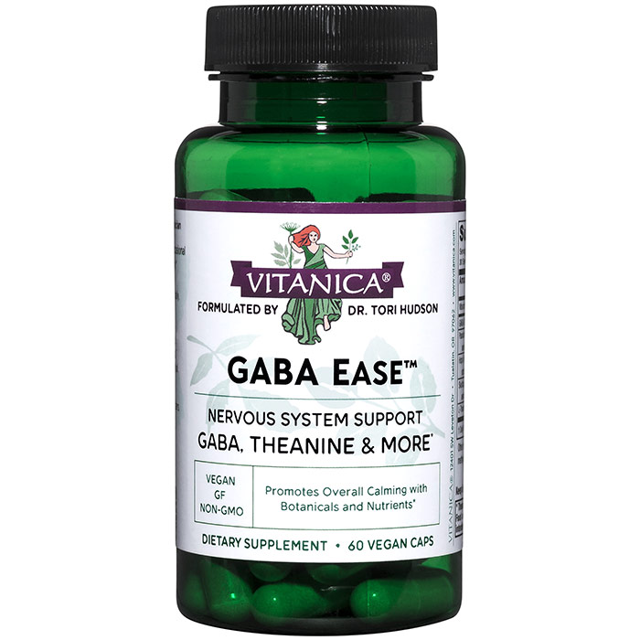 GABA Ease, Value Size, 60 Vegetarian Capsules, Vitanica