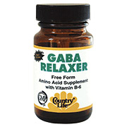 Country Life GABA Relaxer Rapid Release 30 Tablets, Country Life