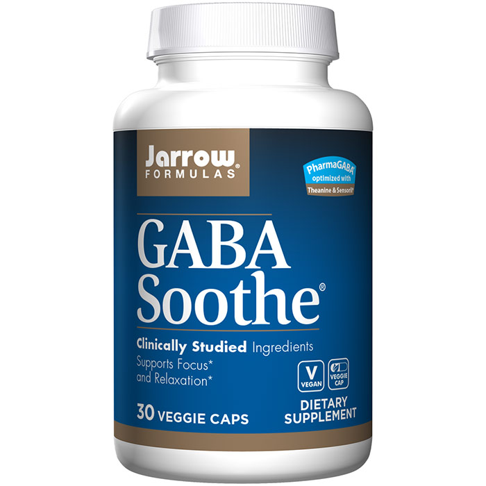 GABA Soothe, 30 Vegetarian Capsules, Jarrow Formulas