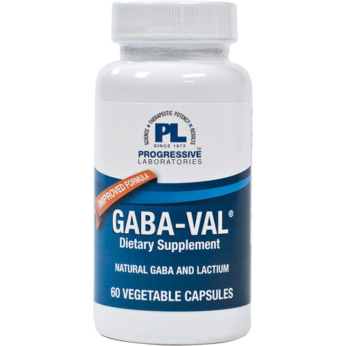 GABA-Val (GABA & Lactium), 60 Vegetable Capsules, Progressive Laboratories
