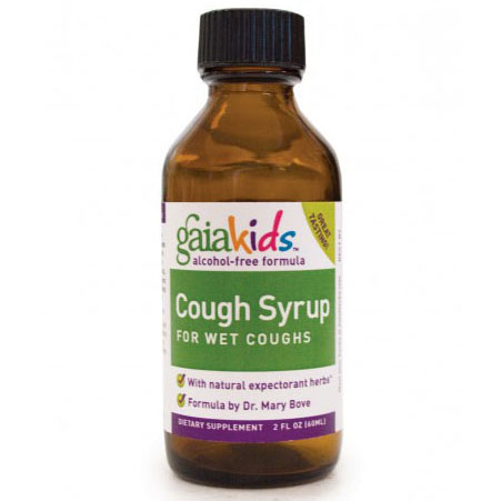 Gaia Herbs Gaia Kids Cough Syrup for Wet Coughs, 2 oz, Gaia Herbs