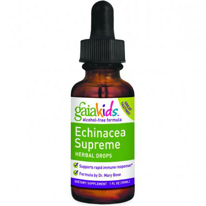 Gaia Kids Echinacea Supreme Herbal Drops, 1 oz, Gaia Herbs