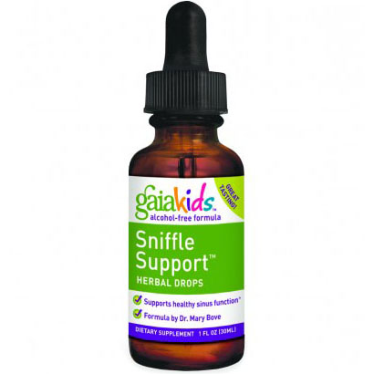 Gaia Herbs Gaia Kids Sniffle Support Herbal Drops, 1 oz, Gaia Herbs