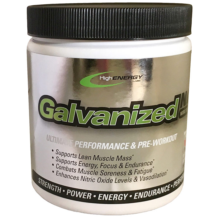 Galvanized N.O. Powder, 363 g, High Energy Labs
