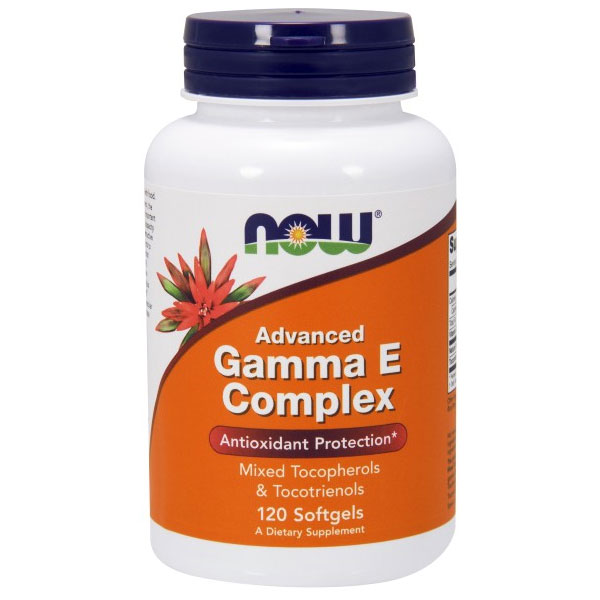 Advanced Gamma E Complex, Vitamin E 120 Softgels, NOW Foods