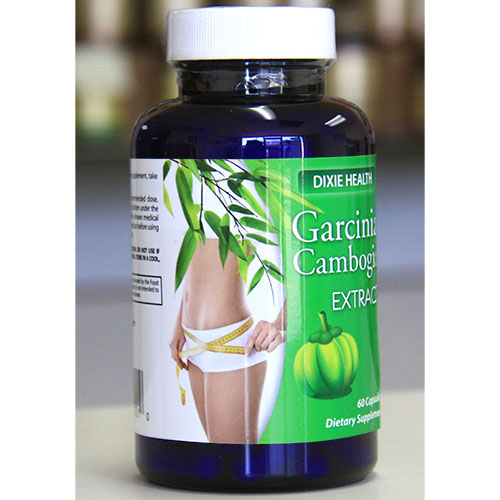 Garcinia Cambogia Extract 60% HCA, 60 Capsules, Dixie Health