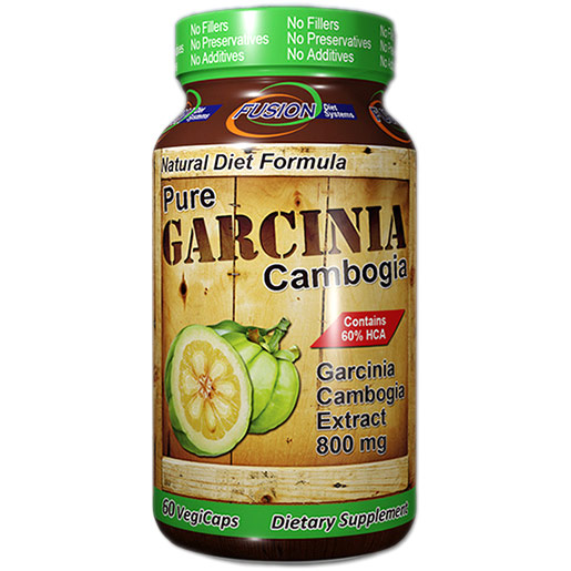 Pure Garcinia Cambogia, 60 Vegetarian Capsules, Fusion Diet Systems