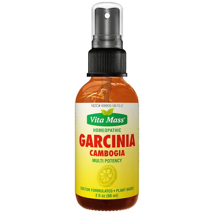Garcinia Cambogia Homeopathic Oral Spray, 2 oz (60 ml), Vita Mass