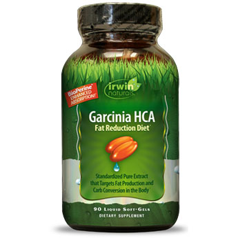 Garcinia HCA, Fat Reduction Diet, 90 Liquid Softgels, Irwin Naturals