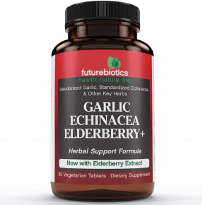 Garlic-Echinacea-Goldenseal Plus 60 tabs, Futurebiotics