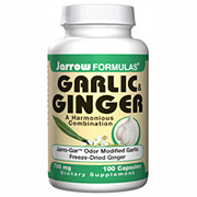 Garlic Plus Ginger, 700 mg 100 caps, Jarrow Formulas