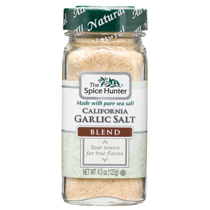 Garlic Salt, California, Blend, 4.3 oz x 6 Bottles, Spice Hunter