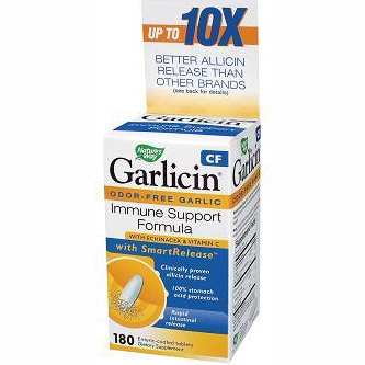 Garlicin CF Immune Support 90 tabs from Natures Way