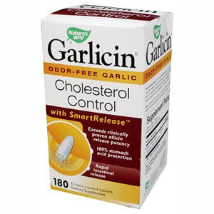 Garlicin Cholesterol Control 180 tabs from Natures Way
