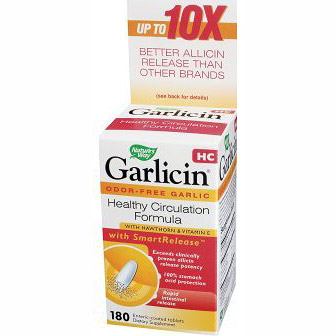 Nature's Way Garlicin HC Healthy Circulation 90 tabs from Nature's Way