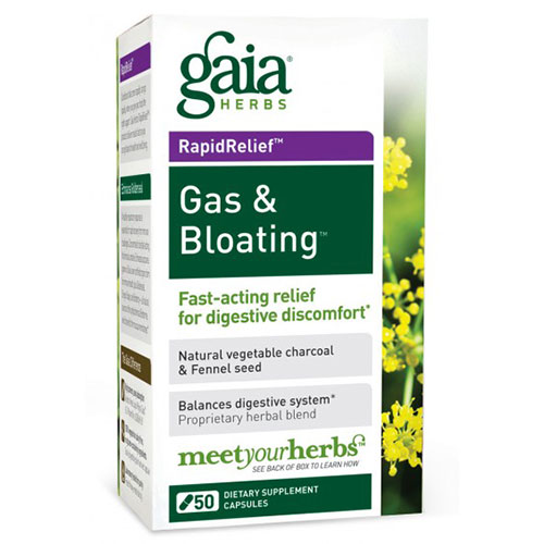 Gas & Bloating, 50 Liquid Phyto-Caps, Gaia Herbs