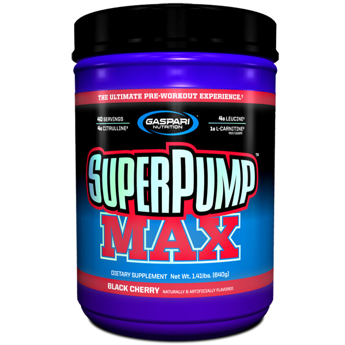SuperPump MAX, The Ultimate Pre-Workout, 40 Servings, Gaspari Nutrition