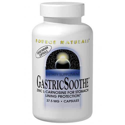 Gastric Soothe, Zinc L-Carnosine, 60 Vegetarian Capsules, Source Naturals