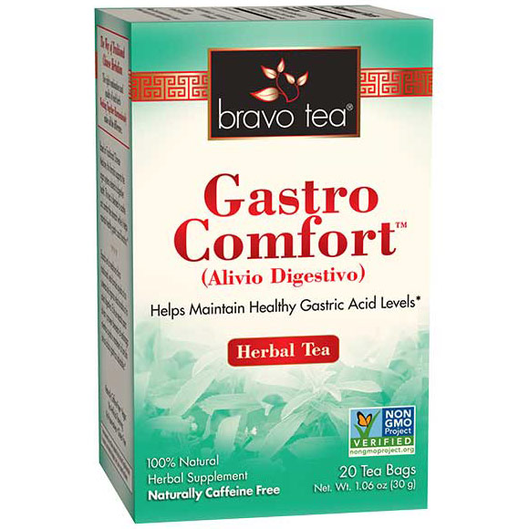 Gastro Comfort Herbal Tea, 20 Tea Bags, Bravo Tea