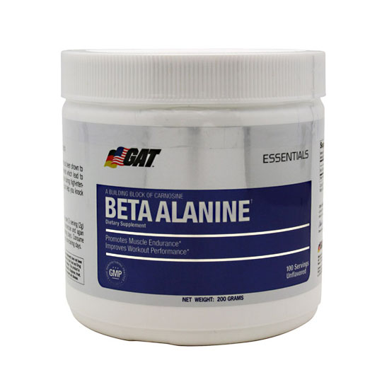 Beta Alanine Powder, 200 g, GAT Sport