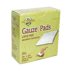 All Terrain Gauze Pads 2x2 Inch, 10 pc, All Terrain