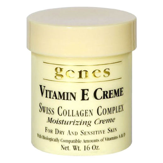 Genes Vitamin E Creme, Swiss Collagen Complex Moisturizing Creme, 16 oz