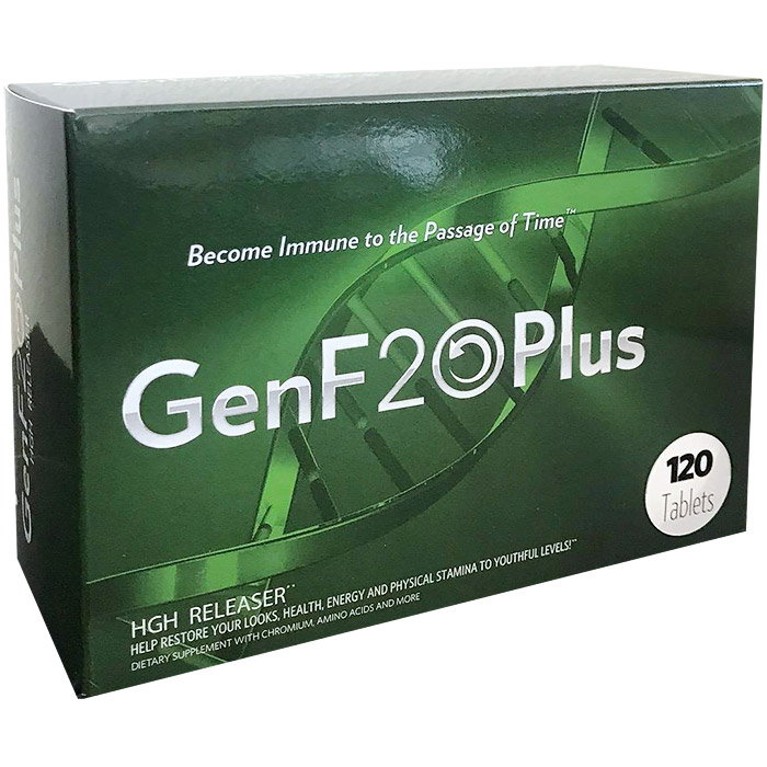 GenF20 Plus HGH, Human Growth Hormone Releaser, 120 Tablets, Albion Medical