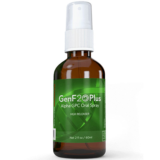 GenF20 Plus Oral Spray with Alpha GPC, HGH Releaser, 2 oz, Leading Edge Health