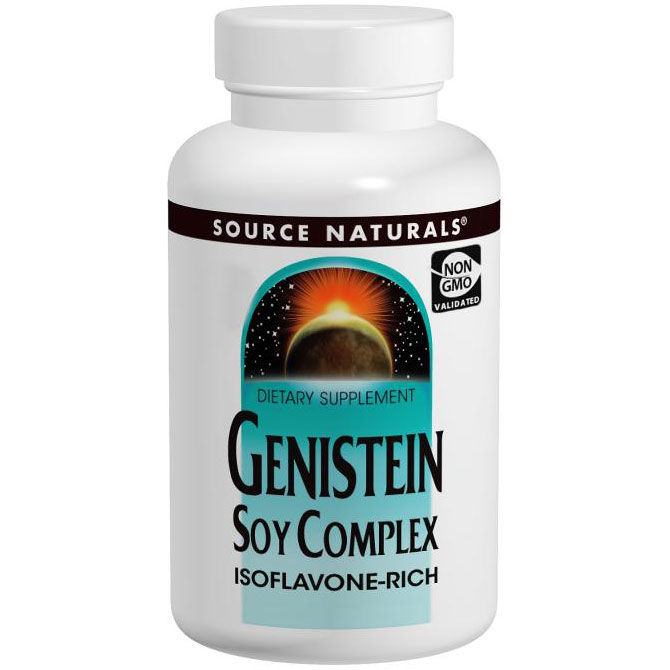 Genistein Soy Complex, Isoflavone Rich, 120 Tablets, Source Naturals
