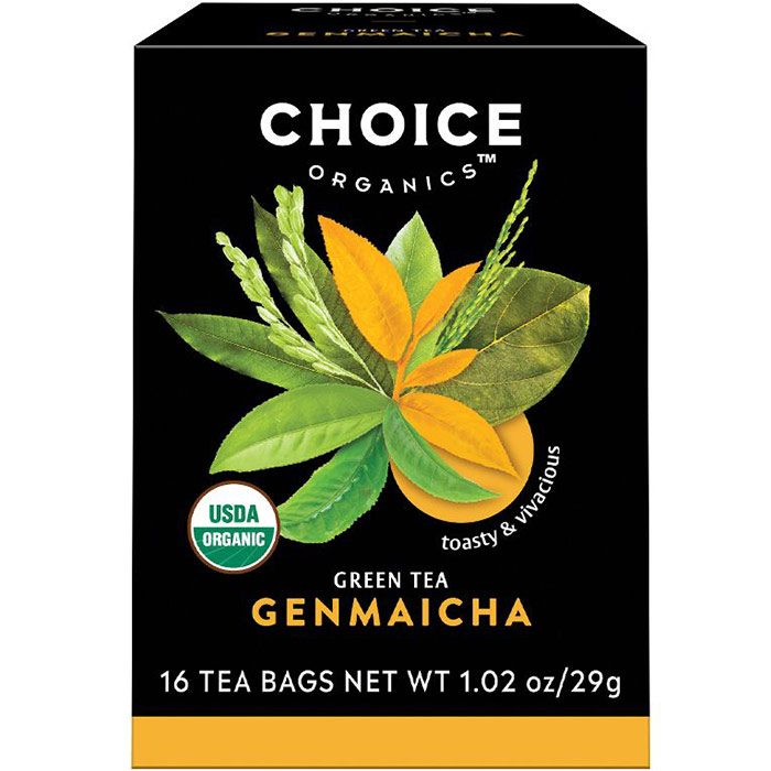 Genmaicha Green Tea, 16 Tea Bags, Choice Organic Teas