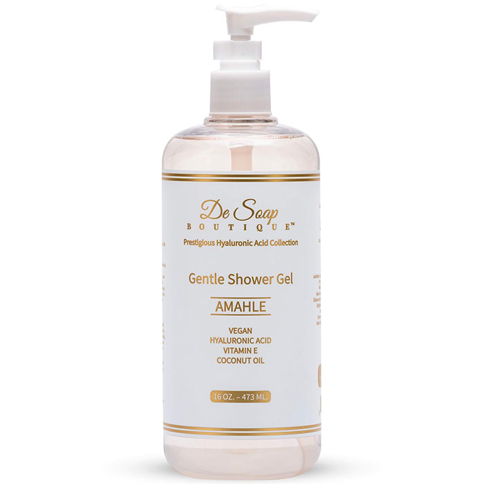 Gentle Shower Gel - Amahle, 16 oz (473 ml), De Soap Boutique