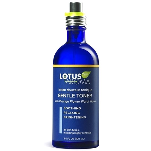 Lotus Aroma Gentle Toner with Orange Flower Floral Water, 3.4 oz, Lotus Aroma