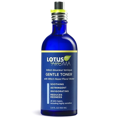 Lotus Aroma Gentle Toner with Witch Hazel Floral Water, 3.4 oz, Lotus Aroma