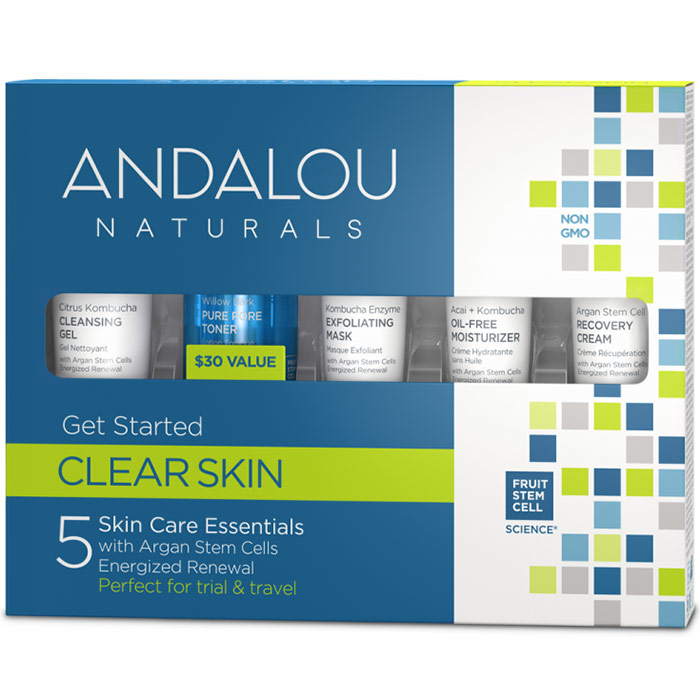 Get Started Clarifying Kit, 5 pc, Andalou Naturals